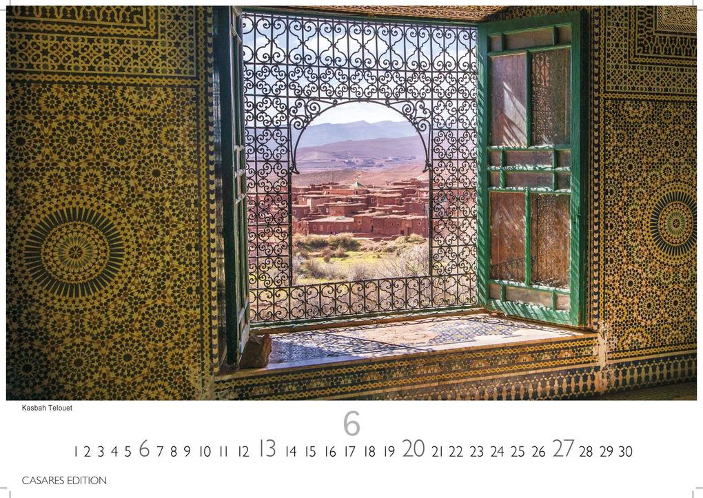 Weitere Ansicht: Marokko Kalender 2027 - Wandkalender | Fotokalender Afrika 24x35 cm - Hochwertiger . für das Jahr 2027 - mit beeindruckenden Bildern aus Marokko. | H. W. Schawe