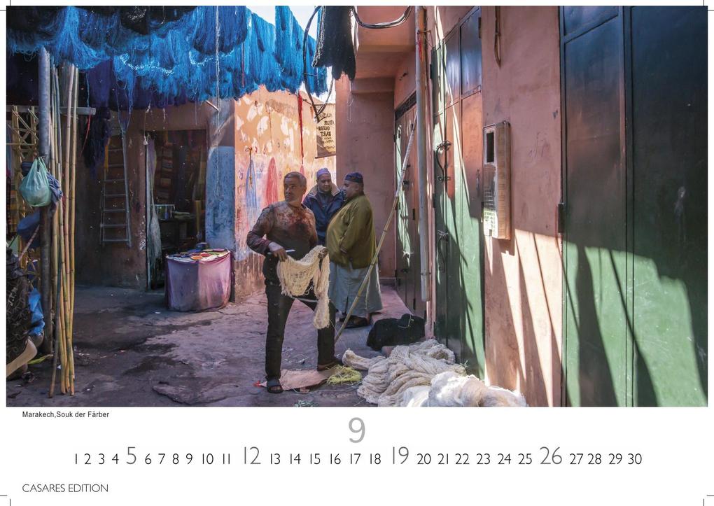 Weitere Ansicht: Marokko Kalender 2027 - Wandkalender | Fotokalender Afrika 24x35 cm - Hochwertiger . für das Jahr 2027 - mit beeindruckenden Bildern aus Marokko. | H. W. Schawe