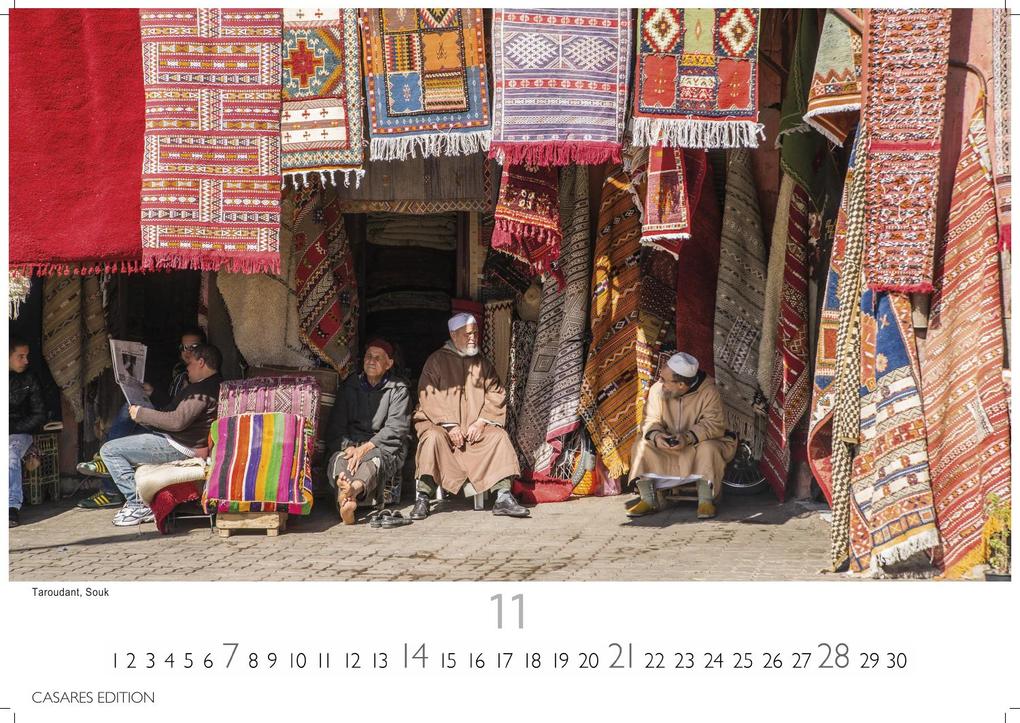Weitere Ansicht: Marokko Kalender 2027 - Wandkalender | Fotokalender Afrika 24x35 cm - Hochwertiger . für das Jahr 2027 - mit beeindruckenden Bildern aus Marokko. | H. W. Schawe
