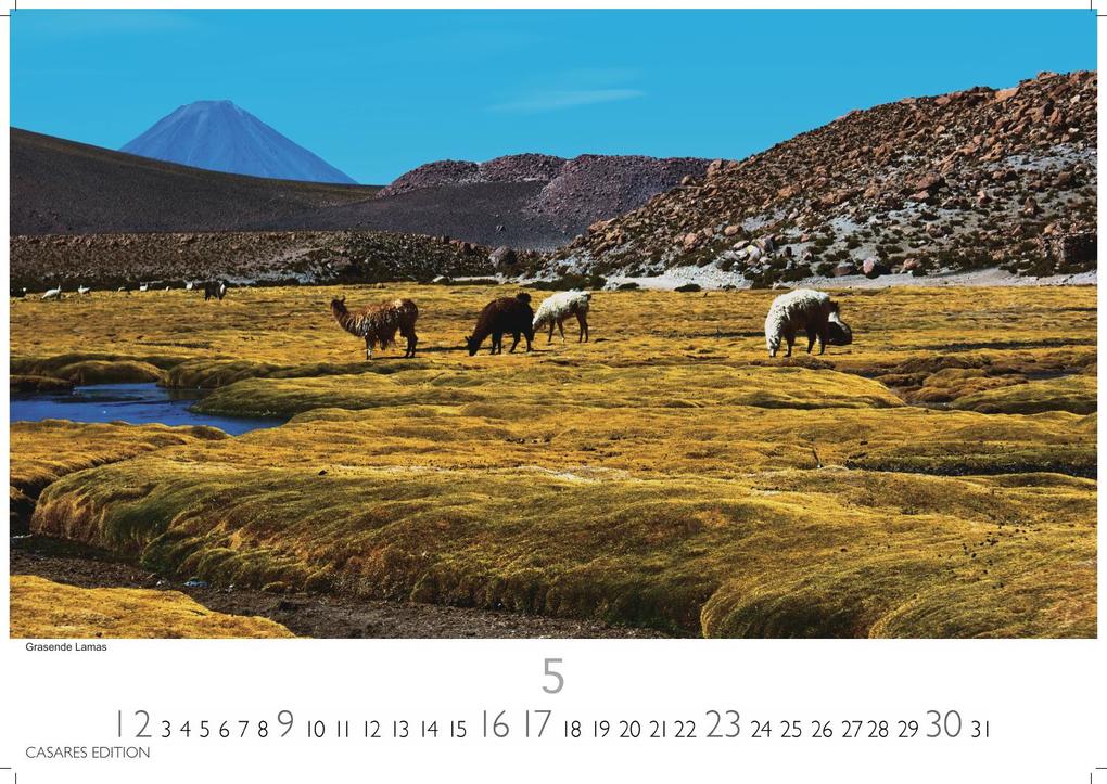 Weitere Ansicht: Chile Kalender 2027 - Wandkalender | Fotokalender Südamerika 35x50cm - Spektakuläre Landschaften von Atacama bis Patagonien, perfekt als Geschenk & Wanddeko