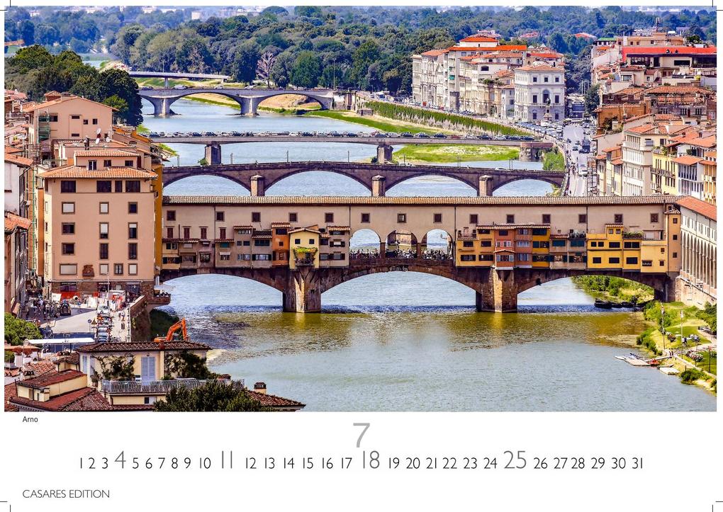 Weitere Ansicht: Florenz Kalender 2027 - Wandkalender | Fotokalender Italien 24x35 cm - Toskana Flair für ihr Zuhause