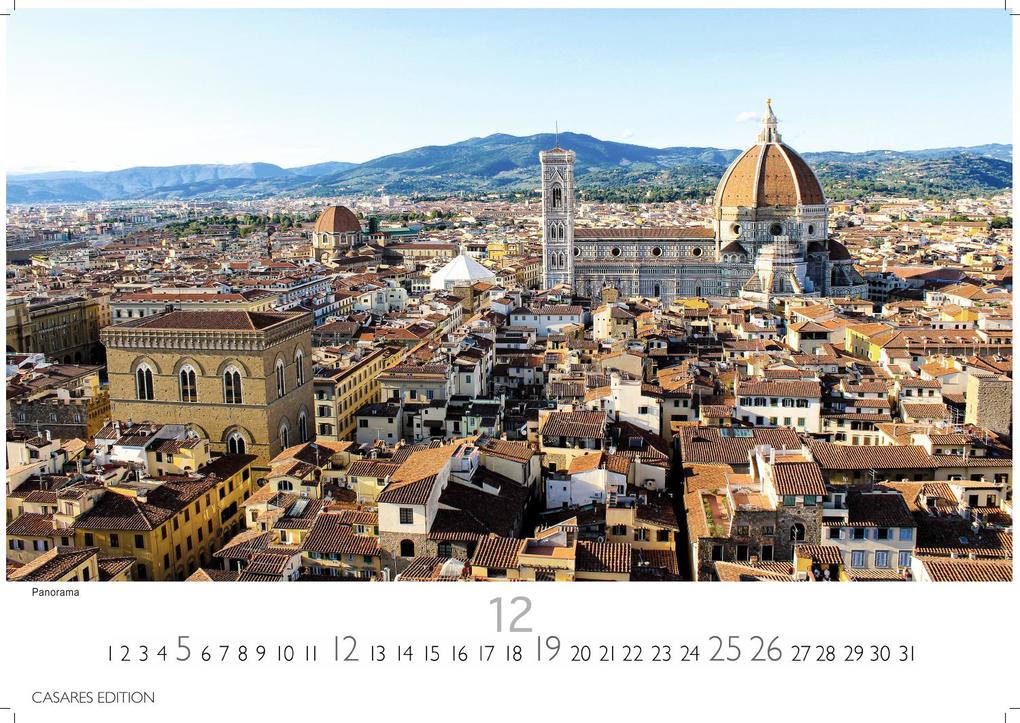 Weitere Ansicht: Florenz Kalender 2027 - Wandkalender | Fotokalender Italien 24x35 cm - Toskana Flair für ihr Zuhause