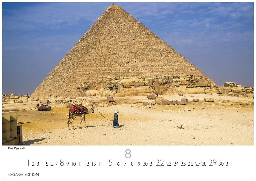 Weitere Ansicht: Ägypten Kalender 2027 - Wandkalender | Fotokalender Afrika 24x35 cm - mit atemberaubenden Fotos der Pyramiden, Sphinx, Luxor & mehr | H. W. Schawe