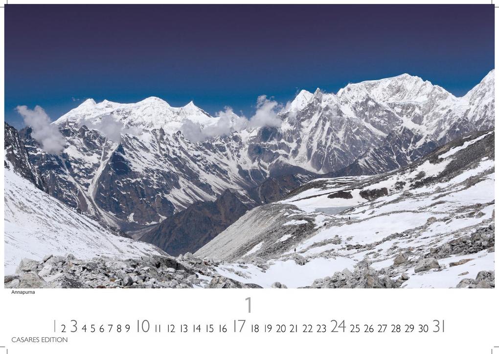 Weitere Ansicht: Nepal Kalender 2027 - Wandkalender | Fotokalender Asien 35x50cm Grosses Format - Atemberaubende Fotos der Himalaya-Gipfel, Tempel und heiligen Stätten Nepals
