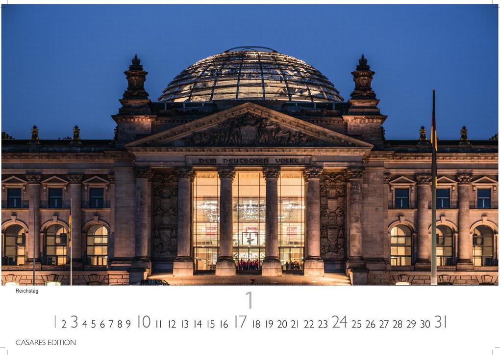 Weitere Ansicht: Berlin Kalender 2027 - Wandkalender | Fotokalender Deutschland 50 x35 cm - in 12 stimmungsvollen Aufnahmen zwischen Kultur, Architektur und Hauptstadtflair | H. W. Schawe