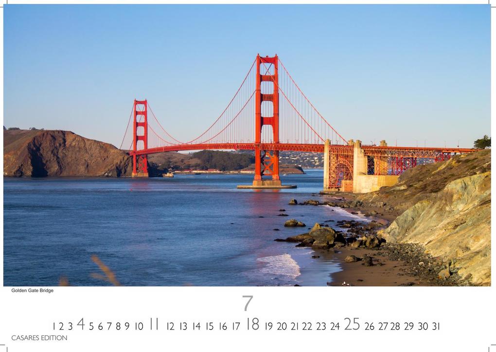 Weitere Ansicht: San Francisco Kalender 2027 - Wandkalender | Fotokalender Nordamerika 35x50cm - Faszinierende Bilder aus der Stadt der Hügel, perfekt als Deko & Geschenkidee
