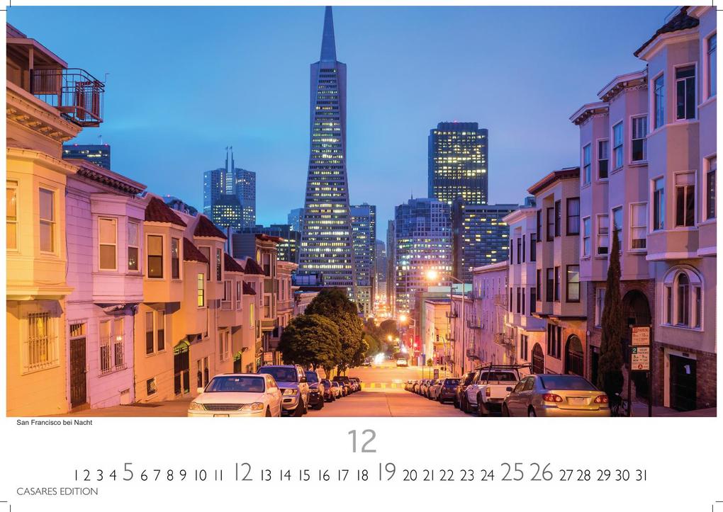 Weitere Ansicht: San Francisco Kalender 2027 - Wandkalender | Fotokalender Nordamerika 35x50cm - Faszinierende Bilder aus der Stadt der Hügel, perfekt als Deko & Geschenkidee