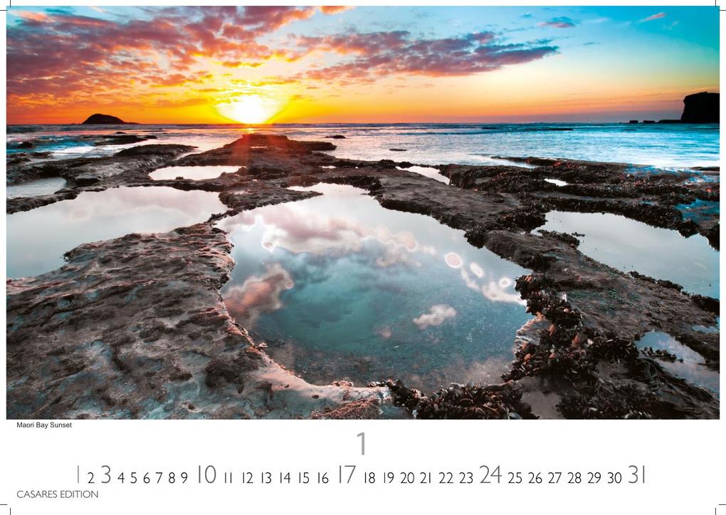 Weitere Ansicht: Neuseeland Kalender 2027 - Wandkalender | Fotokalender Ozeanien 24x35cm - Bildkalender mit atemberaubenden Naturaufnahmen, perfekt für Reisefans & Neuseeland-Liebhaber