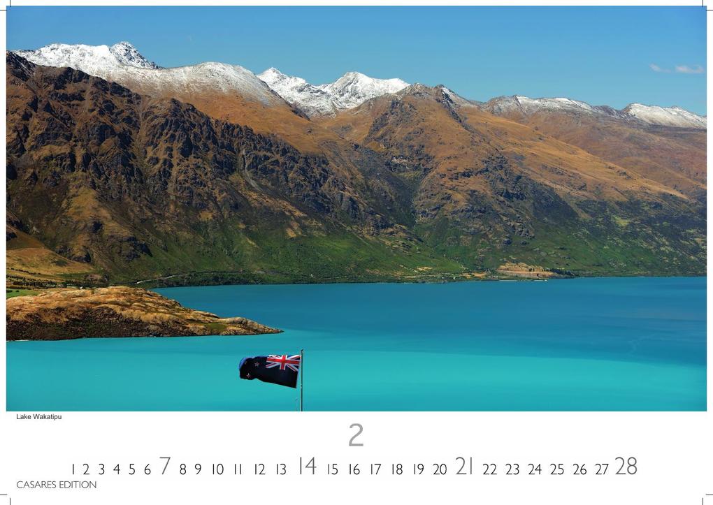 Weitere Ansicht: Neuseeland Kalender 2027 - Wandkalender | Fotokalender Ozeanien 24x35cm - Bildkalender mit atemberaubenden Naturaufnahmen, perfekt für Reisefans & Neuseeland-Liebhaber