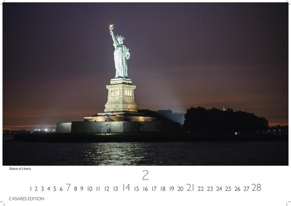 Weitere Ansicht: New York Kalender 2027 - Wandkalender | Fotokalender Nordamerika 35x50cm - Skylines, Streetlife & City-Lights der Metropole als stilvolle Deko für Büro oder Zuhause