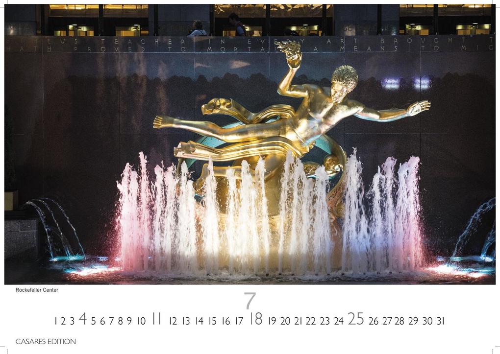 Weitere Ansicht: New York Kalender 2027 - Wandkalender | Fotokalender Nordamerika 35x50cm - Skylines, Streetlife & City-Lights der Metropole als stilvolle Deko für Büro oder Zuhause
