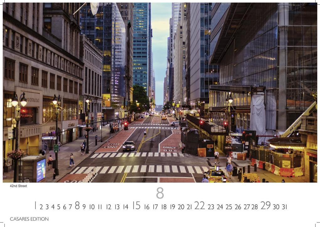 Weitere Ansicht: New York Kalender 2027 - Wandkalender | Fotokalender Nordamerika 35x50cm - Skylines, Streetlife & City-Lights der Metropole als stilvolle Deko für Büro oder Zuhause