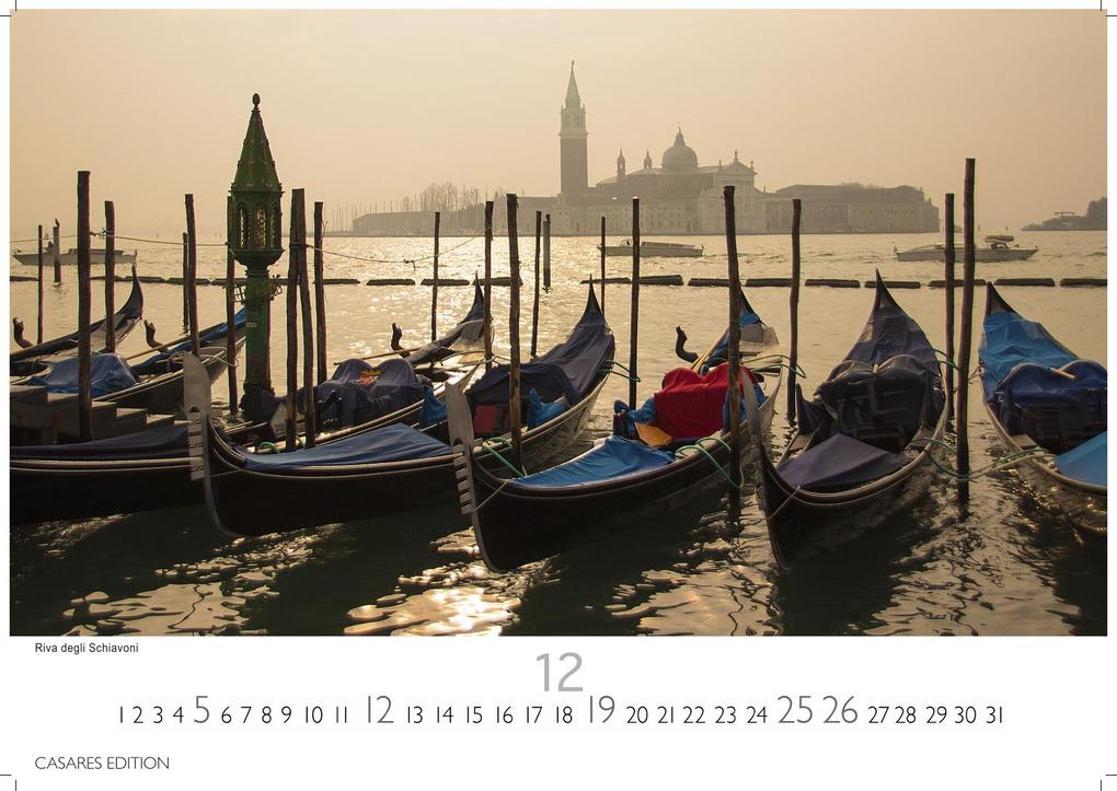 Weitere Ansicht: Venedig Kalender 2027 - Wandkalender | Fotokalender Italien 24x35 - mit malerischen Fotos von Venedig , Italien