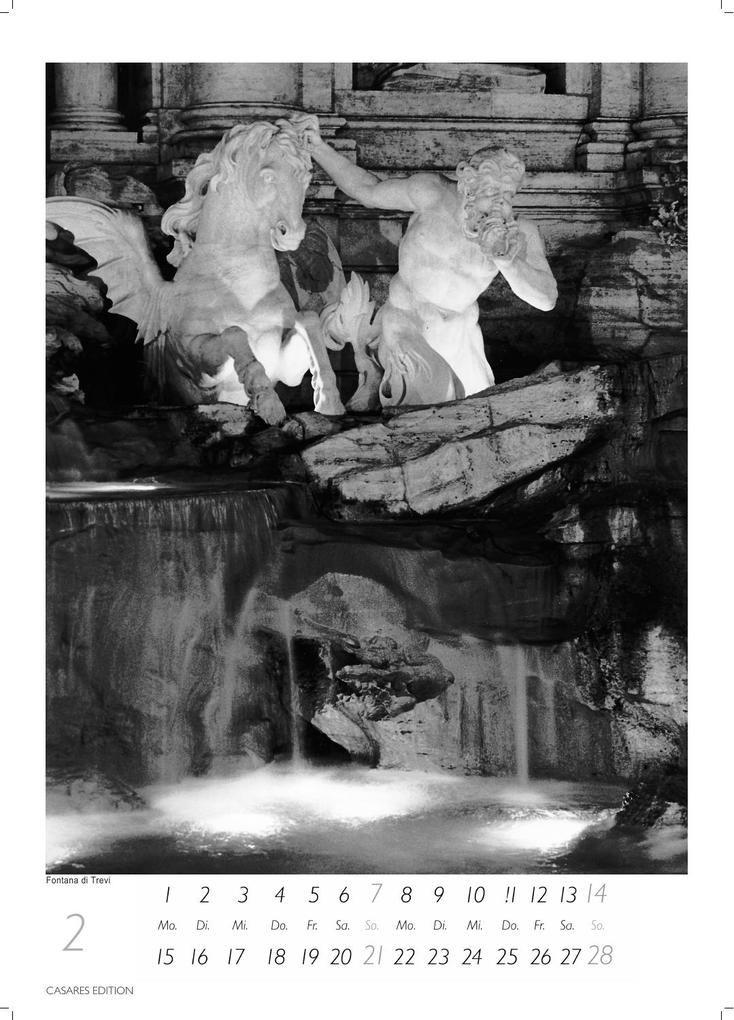 Weitere Ansicht: Rom schwarz-weiss Kalender 2027 - Wandkalender | Fotokalender Italien 29x21cm - . mit Historischen Motiven - Perfekt für Kunst, Architektur & Rom-Liebhaber | H. W. Schawe