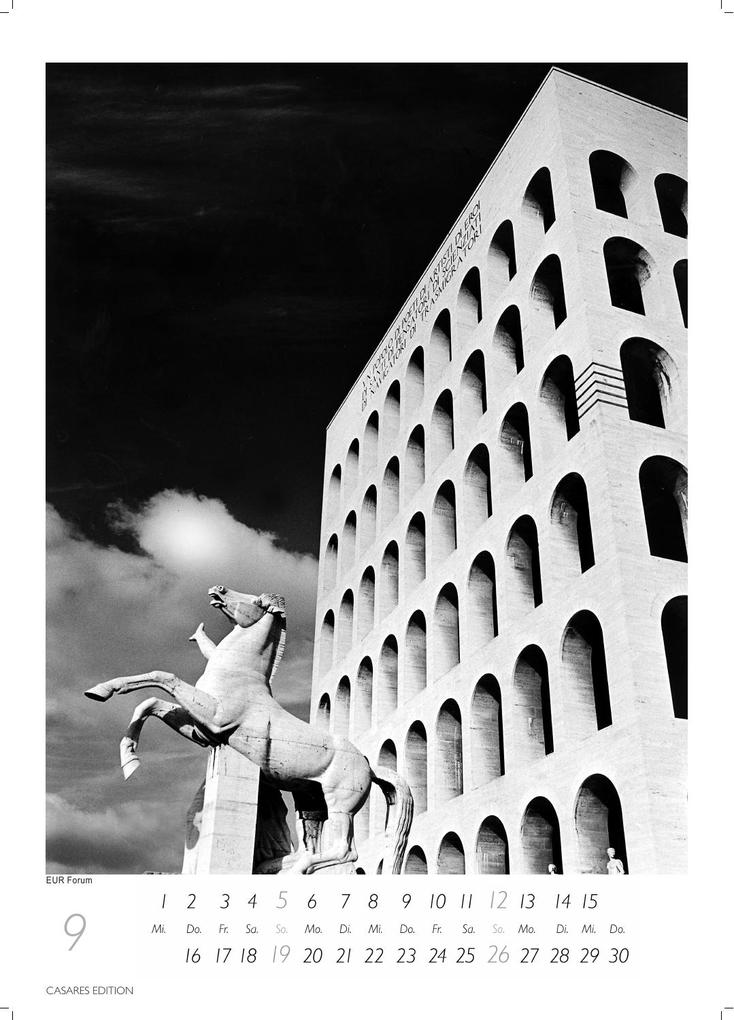 Weitere Ansicht: Rom schwarz-weiss Kalender 2027 - Wandkalender | Fotokalender Italien 29x21cm - . mit Historischen Motiven - Perfekt für Kunst, Architektur & Rom-Liebhaber | H. W. Schawe