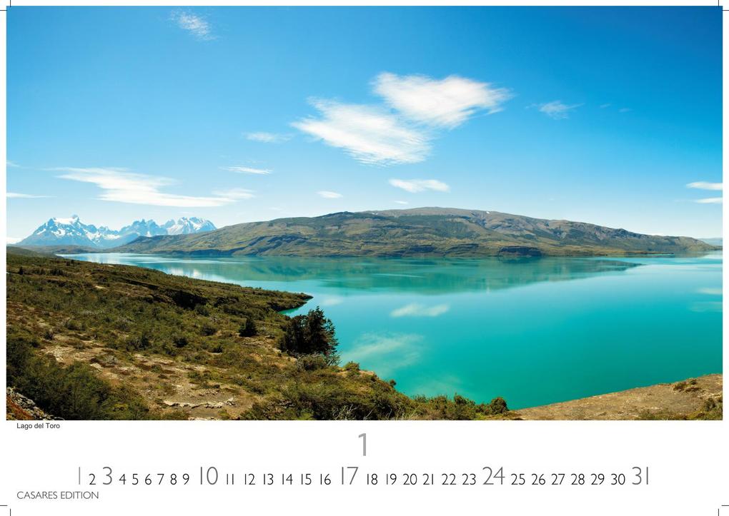 Weitere Ansicht: Patagonien Kalender 2027 - Wandkalender | Fotokalender Südamerika 35x50cm - mit beeindruckenden Fotos von Gletschern, Bergen & Wildnis, ideal als Geschenk & Deko