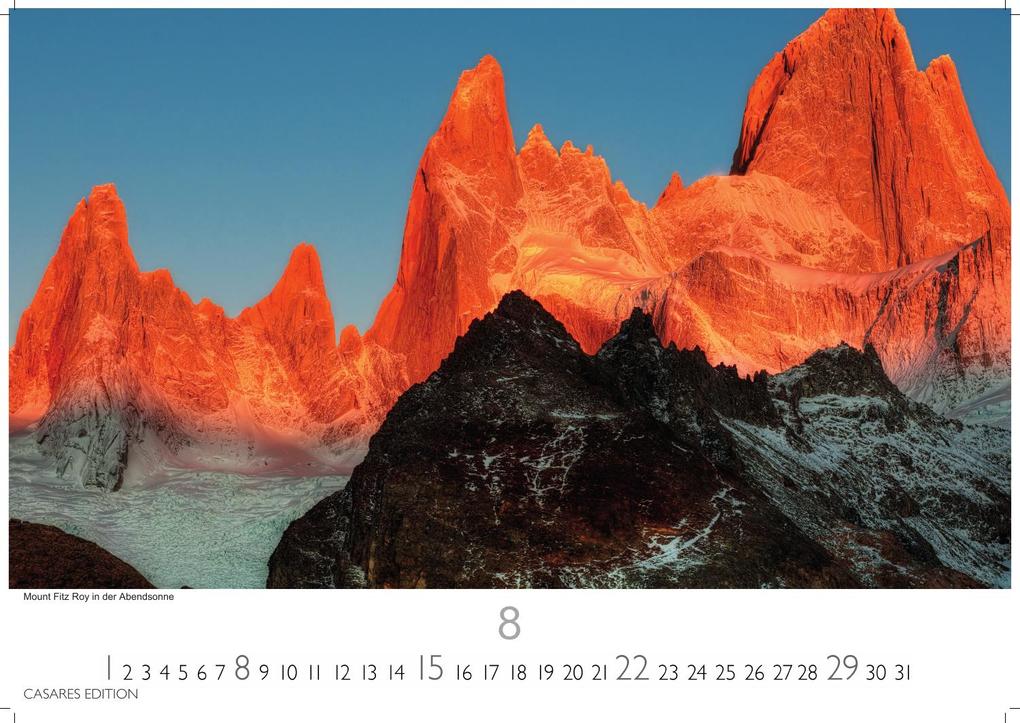 Weitere Ansicht: Patagonien Kalender 2027 - Wandkalender | Fotokalender Südamerika 35x50cm - mit beeindruckenden Fotos von Gletschern, Bergen & Wildnis, ideal als Geschenk & Deko