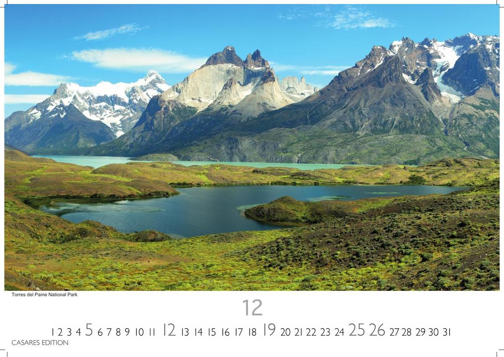 Weitere Ansicht: Patagonien Kalender 2027 - Wandkalender | Fotokalender Südamerika 35x50cm - mit beeindruckenden Fotos von Gletschern, Bergen & Wildnis, ideal als Geschenk & Deko