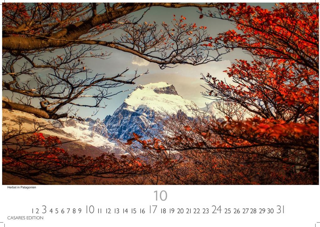 Weitere Ansicht: Patagonien Kalender 2027 - Wandkalender | Fotokalender Südamerika 24x35cm - mit beeindruckenden Fotos von Gletschern, Bergen & Wildnis, ideal als Geschenk & Deko