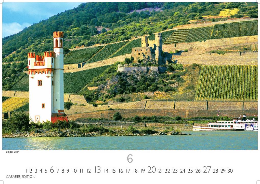 Weitere Ansicht: Der Rhein Kalender 2027 - Wandkalender | Fotokalender Deutschland 24x35cm | mit 12 eindrucksvollen Aufnahmen von Flusslandschaften, Burgen und Weinregionen