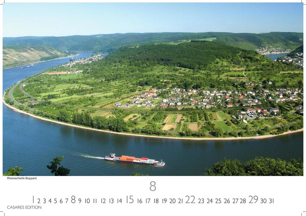 Weitere Ansicht: Der Rhein Kalender 2027 - Wandkalender | Fotokalender Deutschland 24x35cm | mit 12 eindrucksvollen Aufnahmen von Flusslandschaften, Burgen und Weinregionen