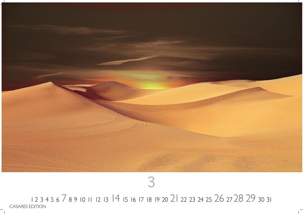 Weitere Ansicht: Sahara Kalender 2027 - Wandkalender | Fotokalender Afrika 24x35 cm - . mit 12 brillanten Fotos der Wüste