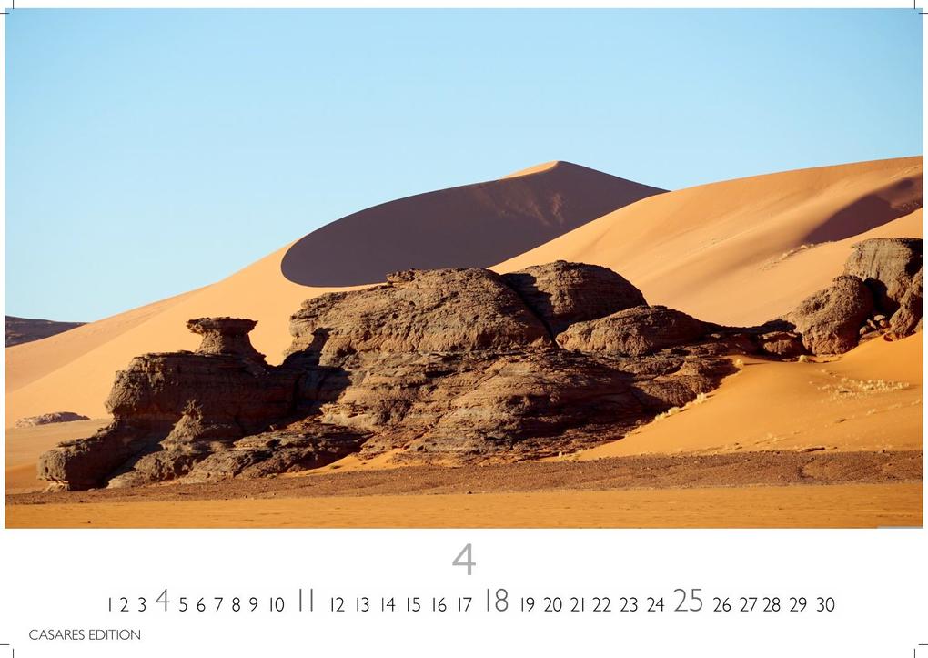 Weitere Ansicht: Sahara Kalender 2027 - Wandkalender | Fotokalender Afrika 24x35 cm - . mit 12 brillanten Fotos der Wüste
