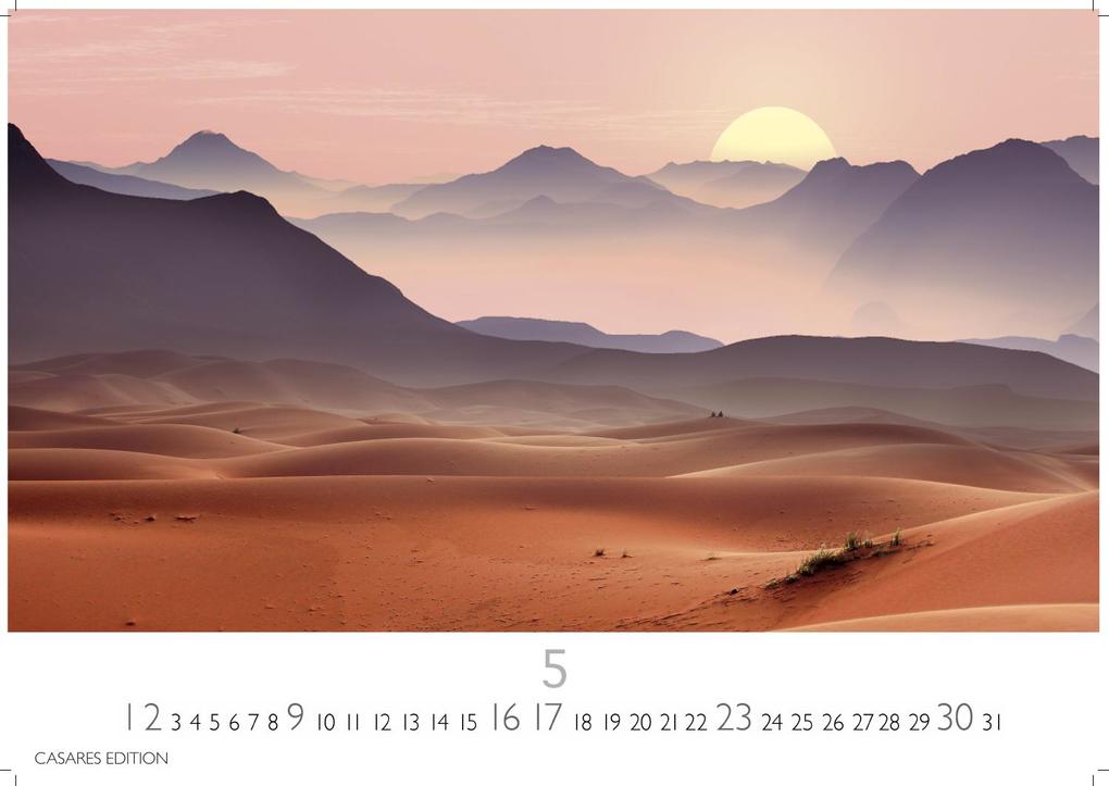 Weitere Ansicht: Sahara Kalender 2027 - Wandkalender | Fotokalender Afrika 24x35 cm - . mit 12 brillanten Fotos der Wüste