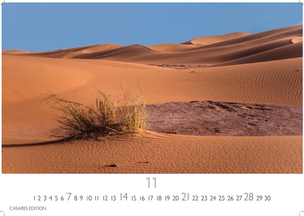 Weitere Ansicht: Sahara Kalender 2027 - Wandkalender | Fotokalender Afrika 24x35 cm - . mit 12 brillanten Fotos der Wüste