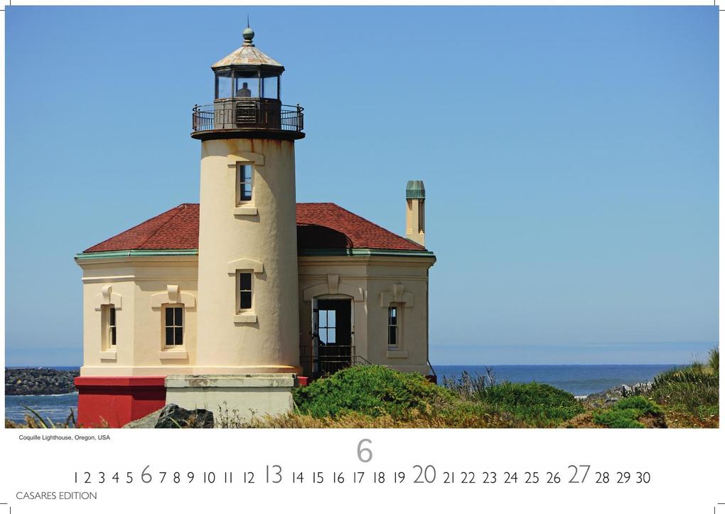Weitere Ansicht: Leuchttürme Kalender 2027 - Wandkalender | Fotokalender Naturkalender 24x35cm - mit beeindruckenden Fotografien von Leuchttürmen weltweit.