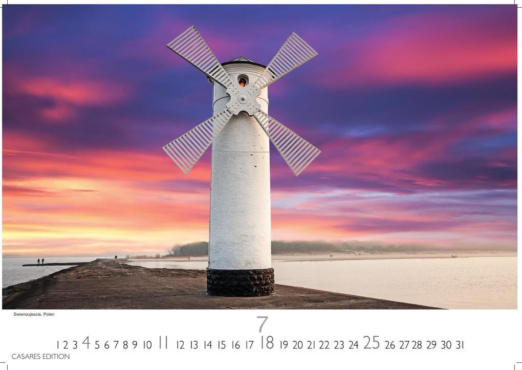 Weitere Ansicht: Leuchttürme Kalender 2027 - Wandkalender | Fotokalender Naturkalender 24x35cm - mit beeindruckenden Fotografien von Leuchttürmen weltweit.