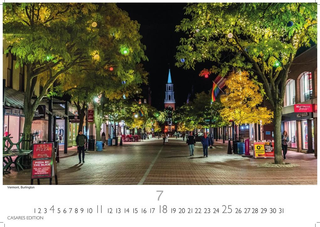 Weitere Ansicht: New England Kalender 2027 - Wandkalender | Fotokalender Nordamerika 35x50cm | mit 12 großformatigen Bildern dieser Region in Spitzenqualität.