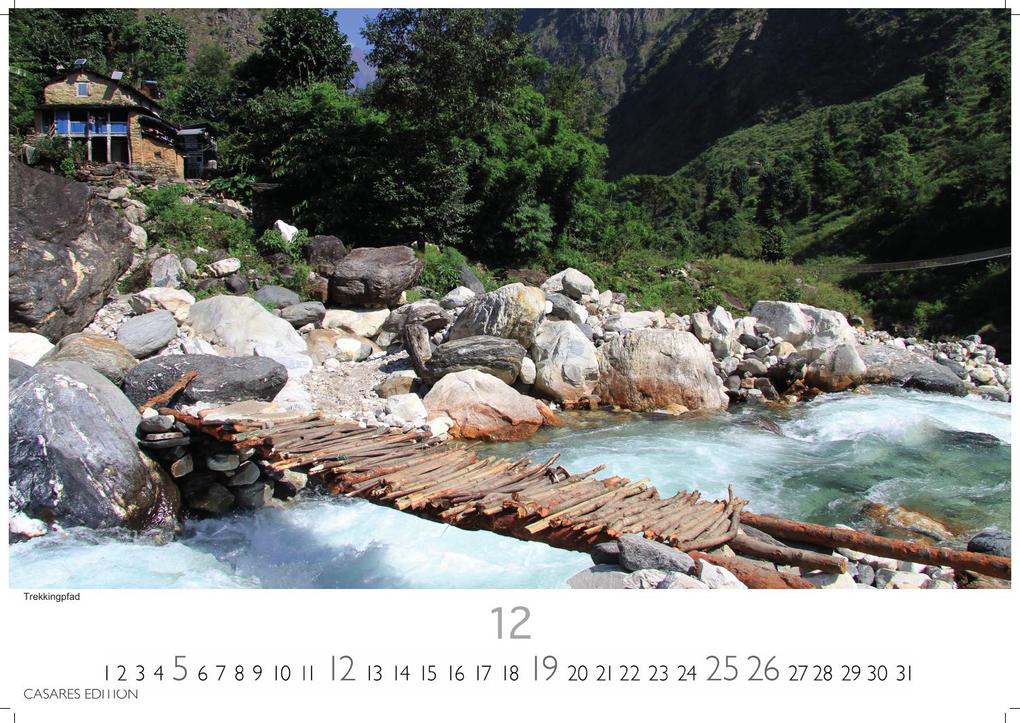 Weitere Ansicht: Nepal Kalender 2027 - Wandkalender | Fotokalender Asien 24x35cm - Atemberaubende Fotos der Himalaya-Gipfel, Tempel und heiligen Stätten Nepals