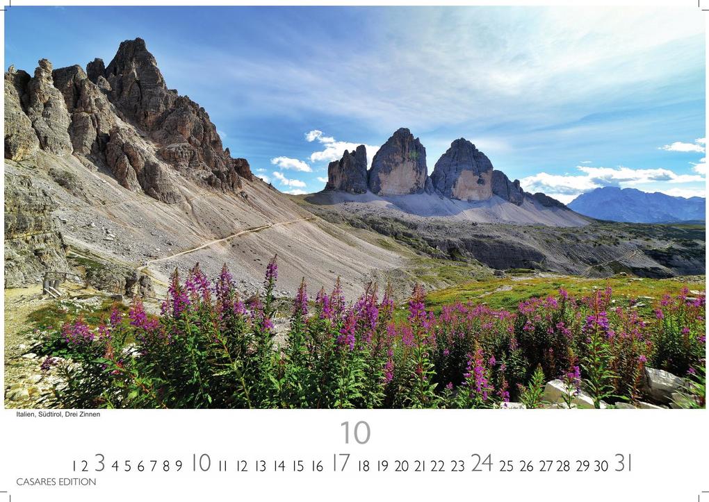 Weitere Ansicht: Alpen Kalender 2027 - Wandkalender | Fotokalender | Alpenkalender | Alpenländer 24x35cm - Hochwertiger . mit atemberaubenden Bergmotiven, Perfekt für Naturliebhaber & Bergfans"
