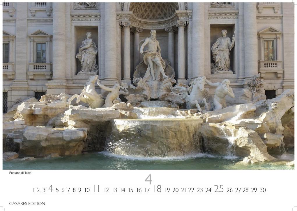 Weitere Ansicht: Rom Kalender 2027 - Wandkalender | Fotokalender Italien 24x35 cm - mit den schönsten Motiven der Ewigen Stadt | Kolosseum, Petersdom, Tiber, Pantheon.