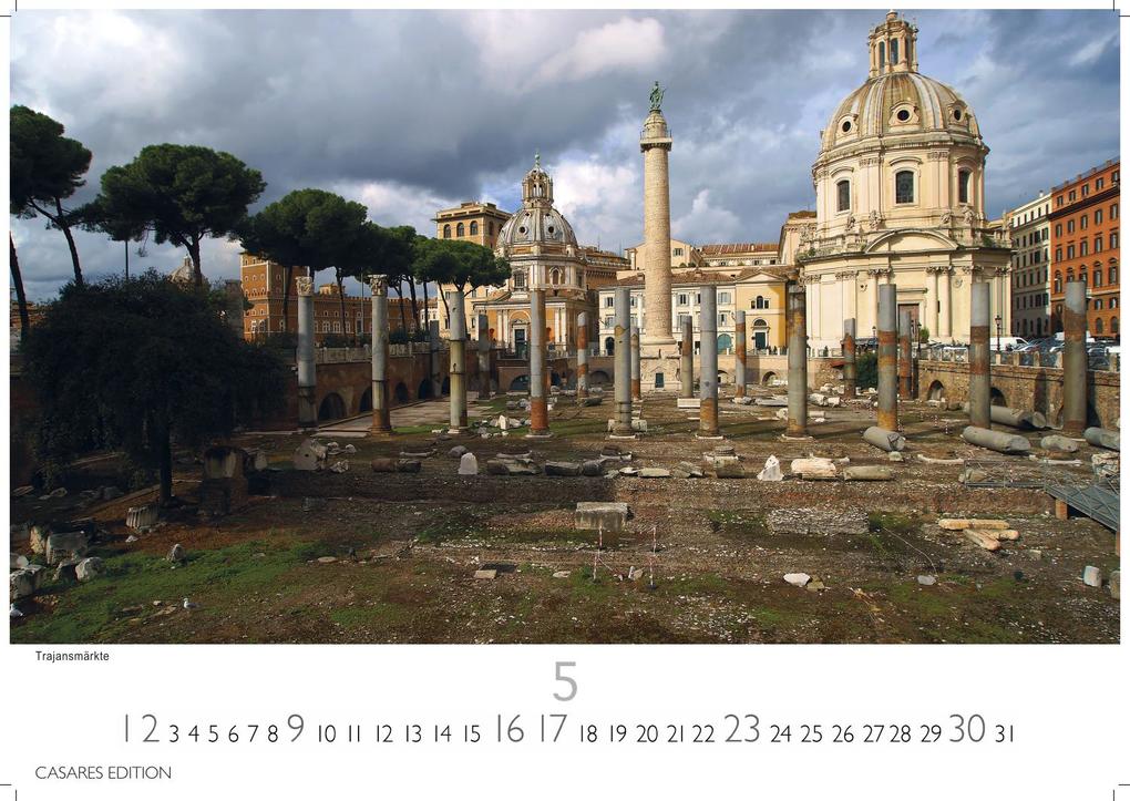 Weitere Ansicht: Rom Kalender 2027 - Wandkalender | Fotokalender Italien 24x35 cm - mit den schönsten Motiven der Ewigen Stadt | Kolosseum, Petersdom, Tiber, Pantheon.
