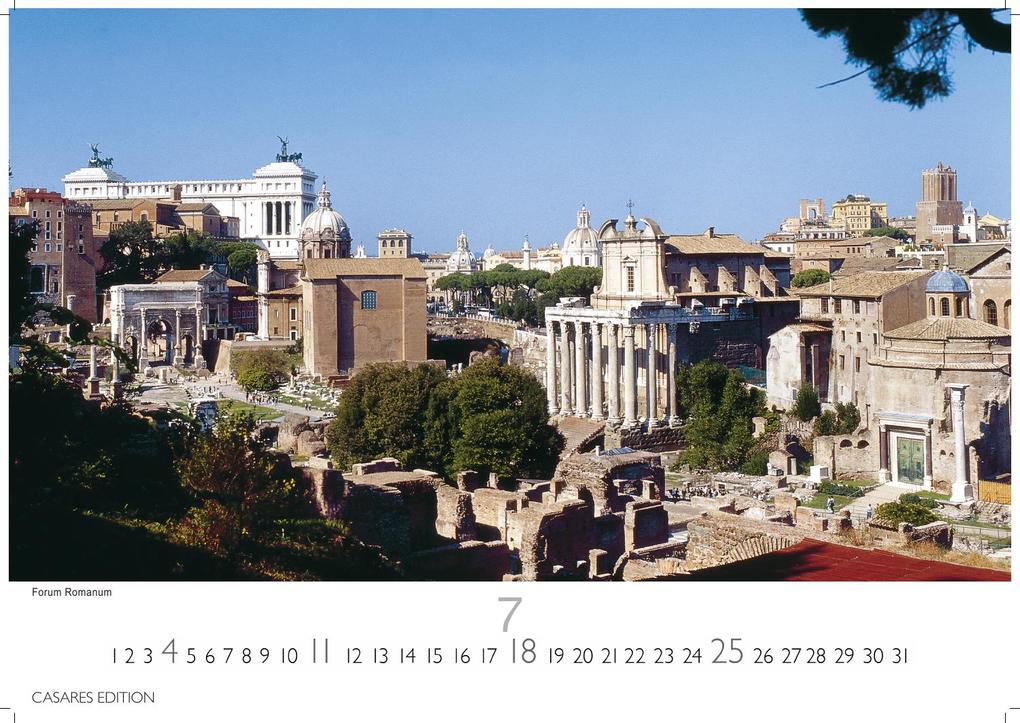 Weitere Ansicht: Rom Kalender 2027 - Wandkalender | Fotokalender Italien 24x35 cm - mit den schönsten Motiven der Ewigen Stadt | Kolosseum, Petersdom, Tiber, Pantheon.