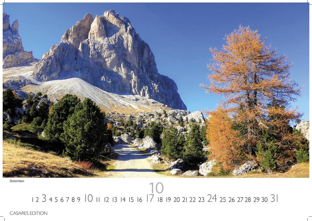 Weitere Ansicht: Italien Kalender 2027 - Wandkalender | Fotokalender Italien 35x50 cm im Großformat mit 12 traumhaften Motiven der Reisedestination Italien