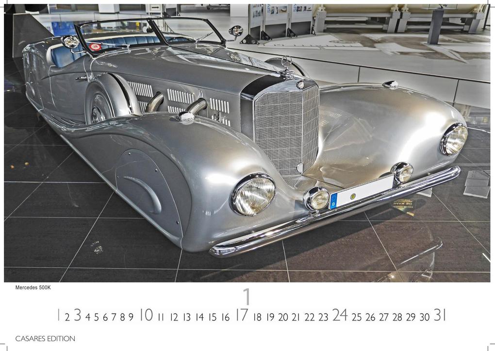Weitere Ansicht: Mercedes Classic Cars Kalender 2027 - Wandkalender | Fotokalender Oldtimer 24x35cm - Mercedes Oldtimer - Eleganz & Geschichte im Kalenderformat
