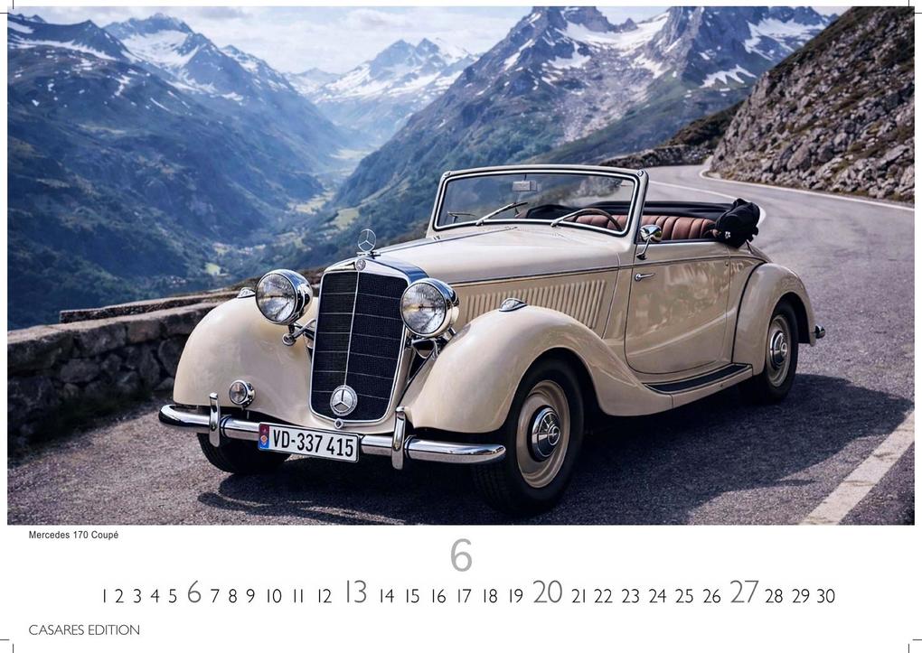 Weitere Ansicht: Mercedes Classic Cars Kalender 2027 - Wandkalender | Fotokalender Oldtimer 24x35cm - Mercedes Oldtimer - Eleganz & Geschichte im Kalenderformat
