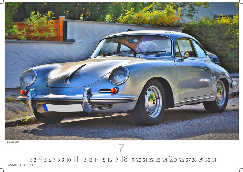 Weitere Ansicht: Porsche Classic Cars Kalender 2027 - Wandkalender | Fotokalender Oldtimer 24x35cm - Porsche Oldtimer - Zeitloser klassischer Luxus.