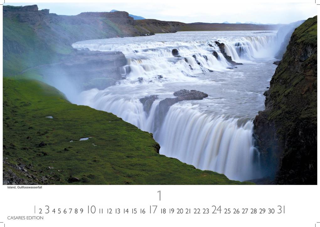 Weitere Ansicht: Wasserfälle Kalender 2027 - Wandkalender | Fotokalender Naturkalender 24x35cm - Inspirierende Wasserfall-Fotografien für das ganze Jahr
