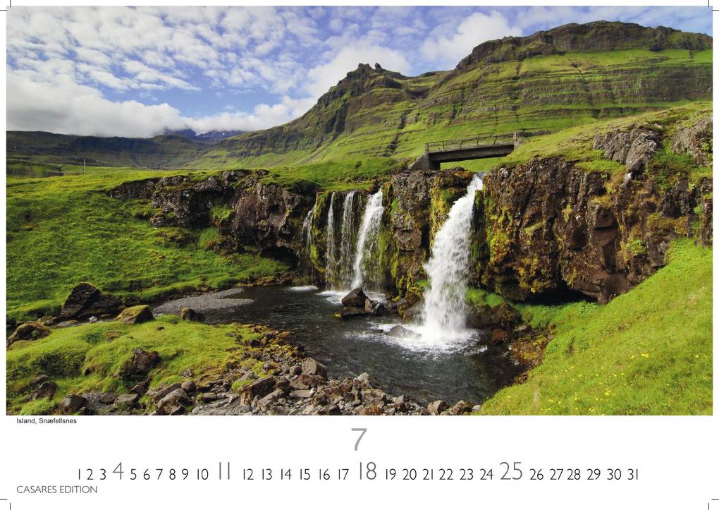 Weitere Ansicht: Wasserfälle Kalender 2027 - Wandkalender | Fotokalender Naturkalender 24x35cm - Inspirierende Wasserfall-Fotografien für das ganze Jahr