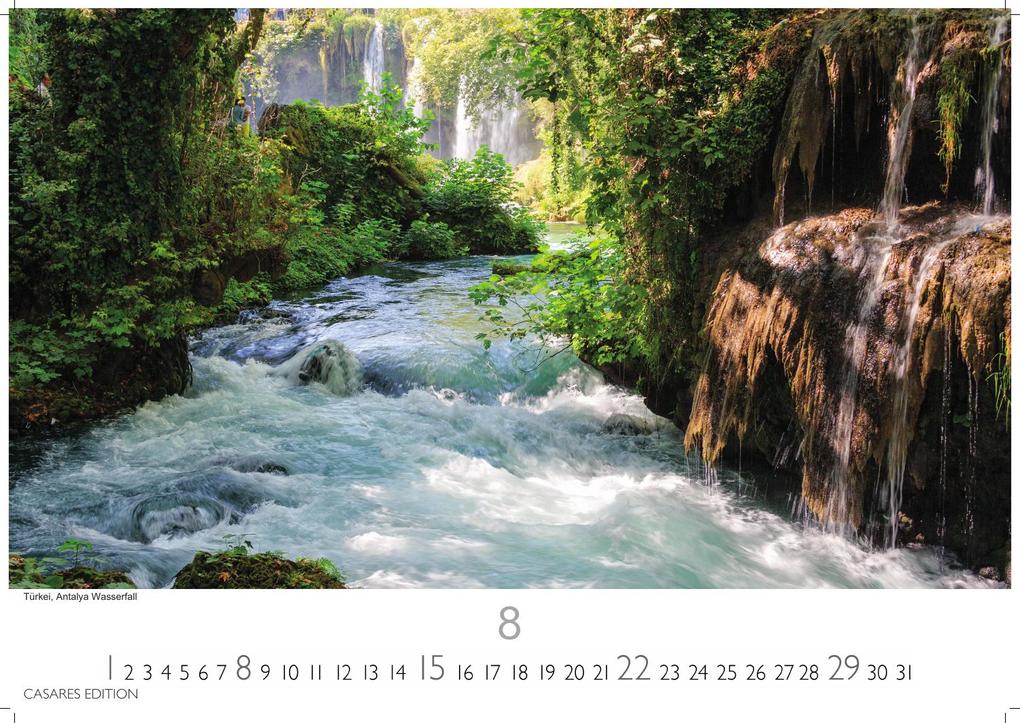 Weitere Ansicht: Wasserfälle Kalender 2027 - Wandkalender | Fotokalender Naturkalender 24x35cm - Inspirierende Wasserfall-Fotografien für das ganze Jahr