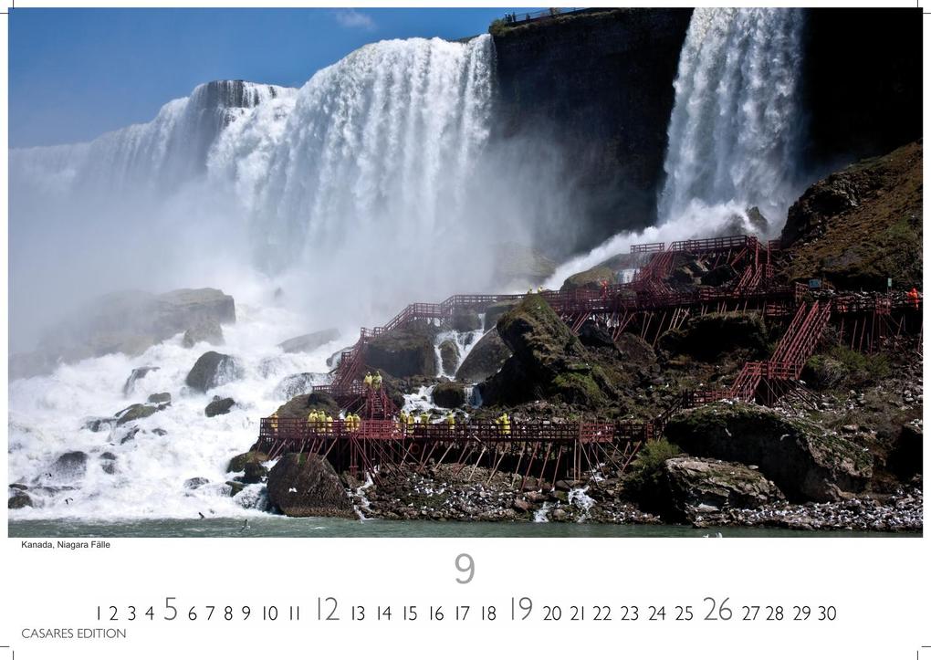 Weitere Ansicht: Wasserfälle Kalender 2027 - Wandkalender | Fotokalender Naturkalender 24x35cm - Inspirierende Wasserfall-Fotografien für das ganze Jahr