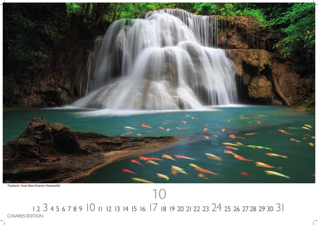 Weitere Ansicht: Wasserfälle Kalender 2027 - Wandkalender | Fotokalender Naturkalender 24x35cm - Inspirierende Wasserfall-Fotografien für das ganze Jahr