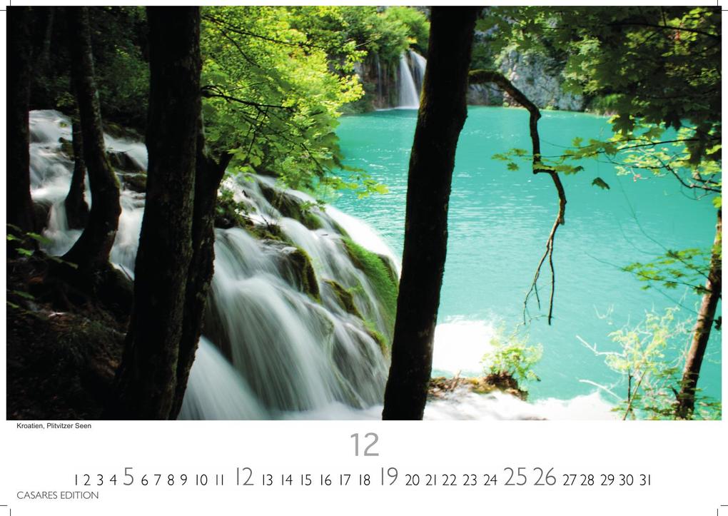 Weitere Ansicht: Wasserfälle Kalender 2027 - Wandkalender | Fotokalender Naturkalender 24x35cm - Inspirierende Wasserfall-Fotografien für das ganze Jahr