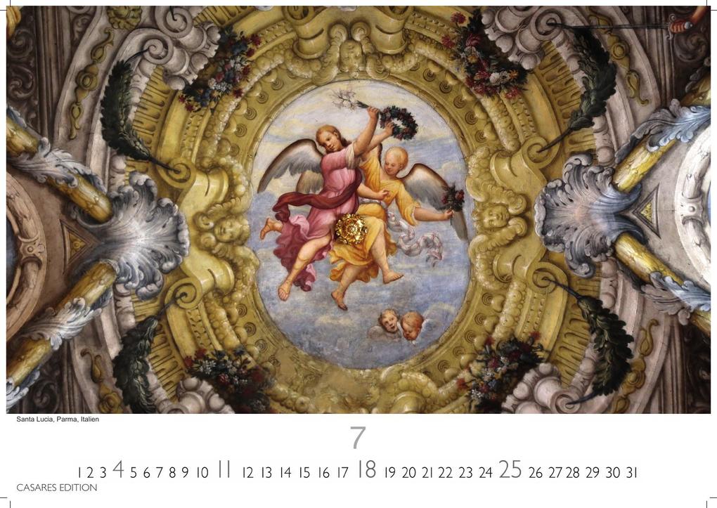 Weitere Ansicht: Himmelsgewölbe Kalender 2027 - Wandkalender | Fotokalender Kunst 35x50cm Großformat | Architekturkalender | Beeindruckende Innenansichten: Kirchenkuppeln und -architekturen.