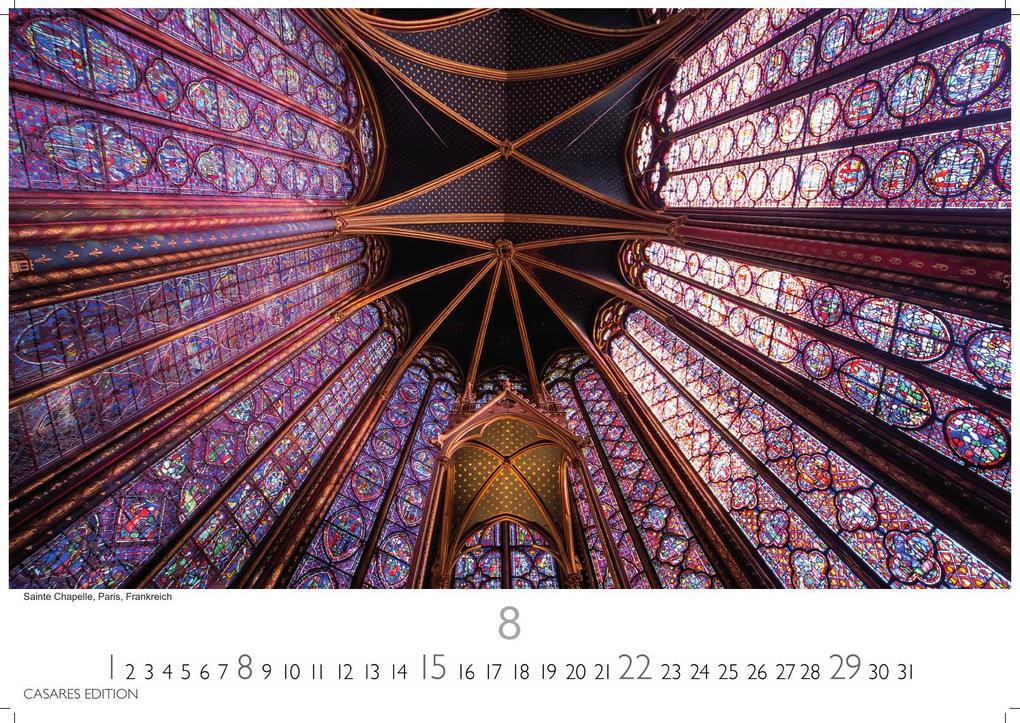 Weitere Ansicht: Himmelsgewölbe Kalender 2027 - Wandkalender | Fotokalender Kunst 35x50cm Großformat | Architekturkalender | Beeindruckende Innenansichten: Kirchenkuppeln und -architekturen.