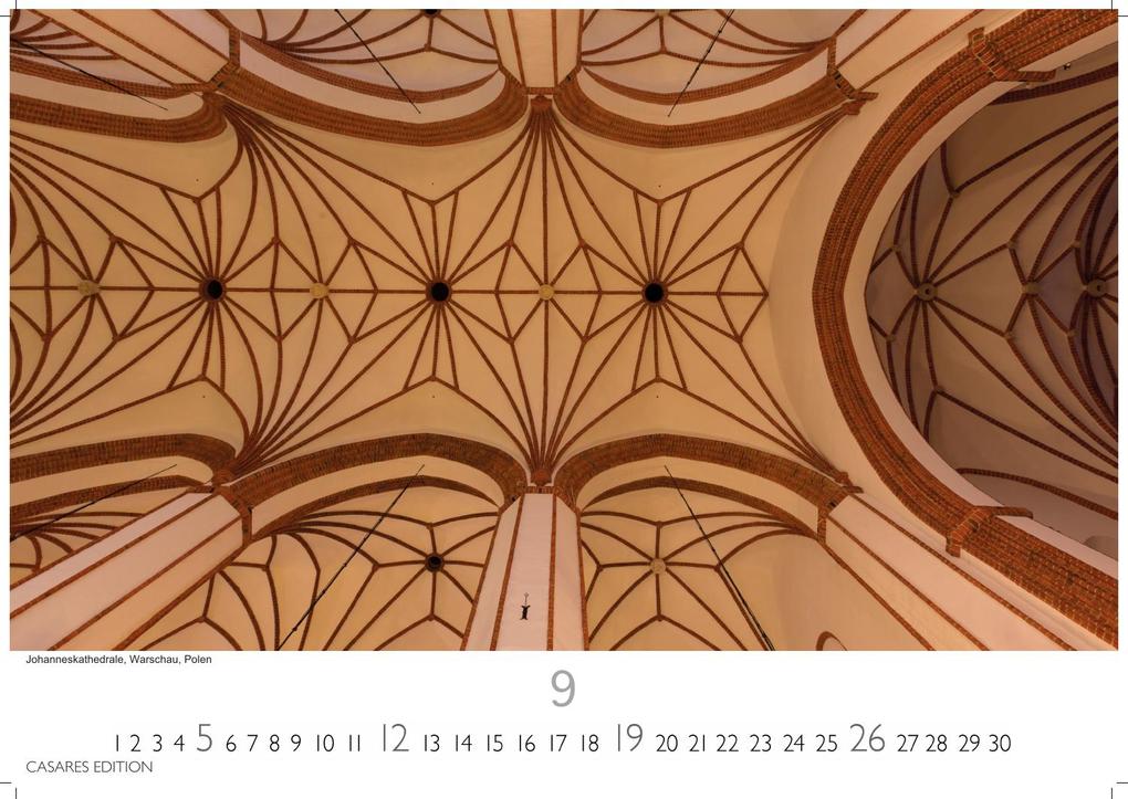 Weitere Ansicht: Himmelsgewölbe Kalender 2027 - Wandkalender | Fotokalender Kunst 35x50cm Großformat | Architekturkalender | Beeindruckende Innenansichten: Kirchenkuppeln und -architekturen.